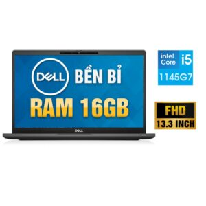 Dell Latitude 7320 – Vân carbon, Core i5-1145G7, RAM 16GB, SSD 256GB, Intel Iris Xe Graphics, 13.3” FHD