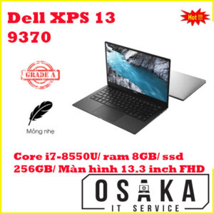 Dell XPS 9370, Core i7-8550U, RAM 8GB, SSD 256GB, Intel UHD Graphics 620, 13.3” FHD