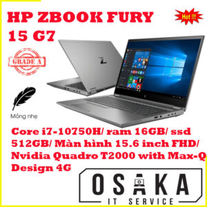 Máy Trạm Di Động Mỏng Nhẹ – HP Zbook Fury 15 G7
