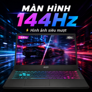 MSI Gaming Katana 15 B13V, Intel i7-13620H, ram 16gb, ssd 512gb, card rời Nvidia GeForce RTX 4060 -8gb, 15.6inch FHD 144Hz